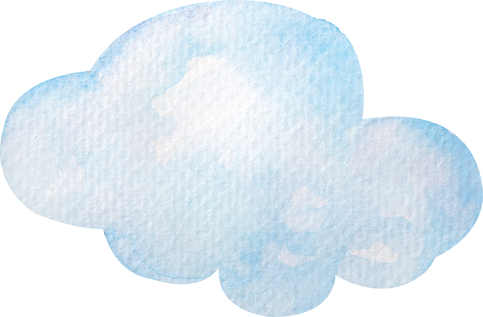 Watercolor Cloud Illustration